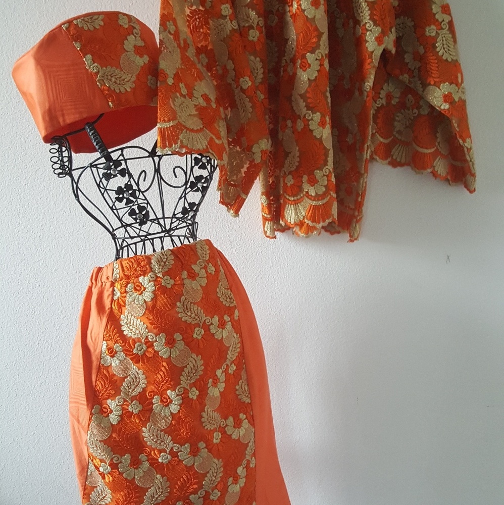3 Piece African skirt set